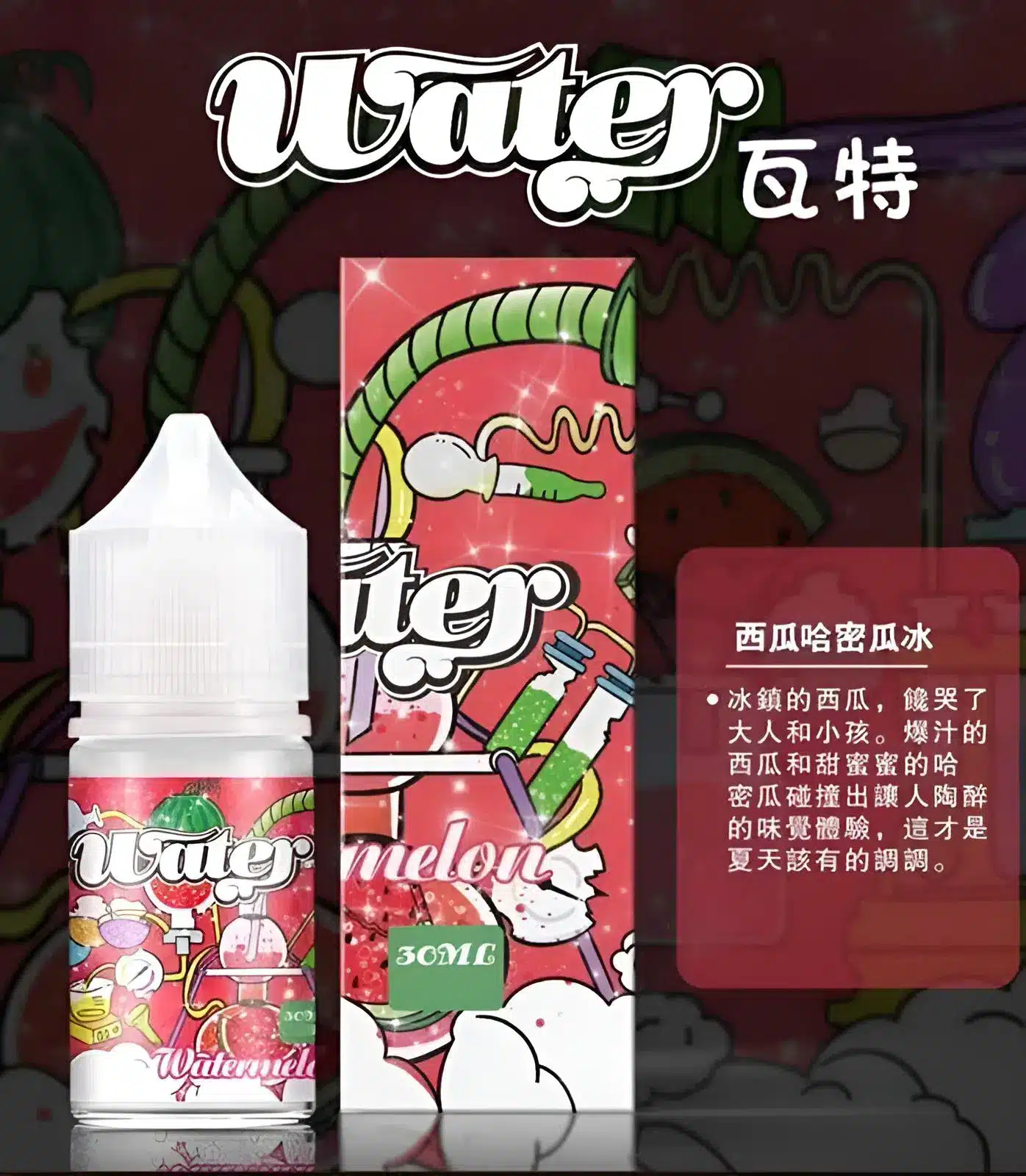 WATER 煙油 瓦特系列|30ML/35MG 原廠 有標:圖片 2