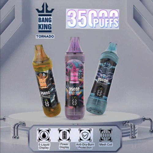 Bang King 35000口大煙量拋棄式電子煙 歐美暢銷款