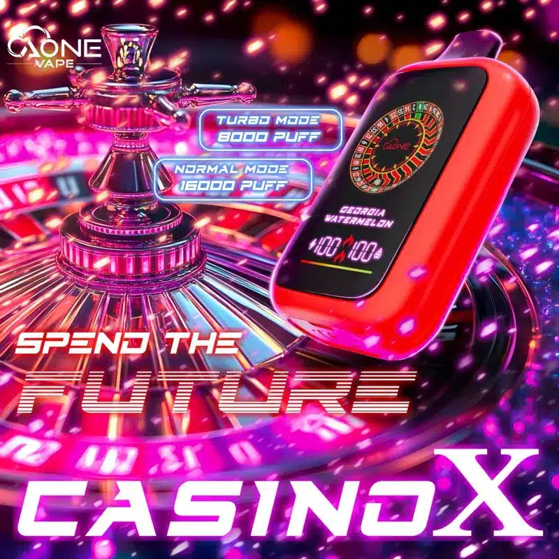 AONE VAPE – CasinoX 16000口|賭場風格限量版一次性電子煙:圖片 2