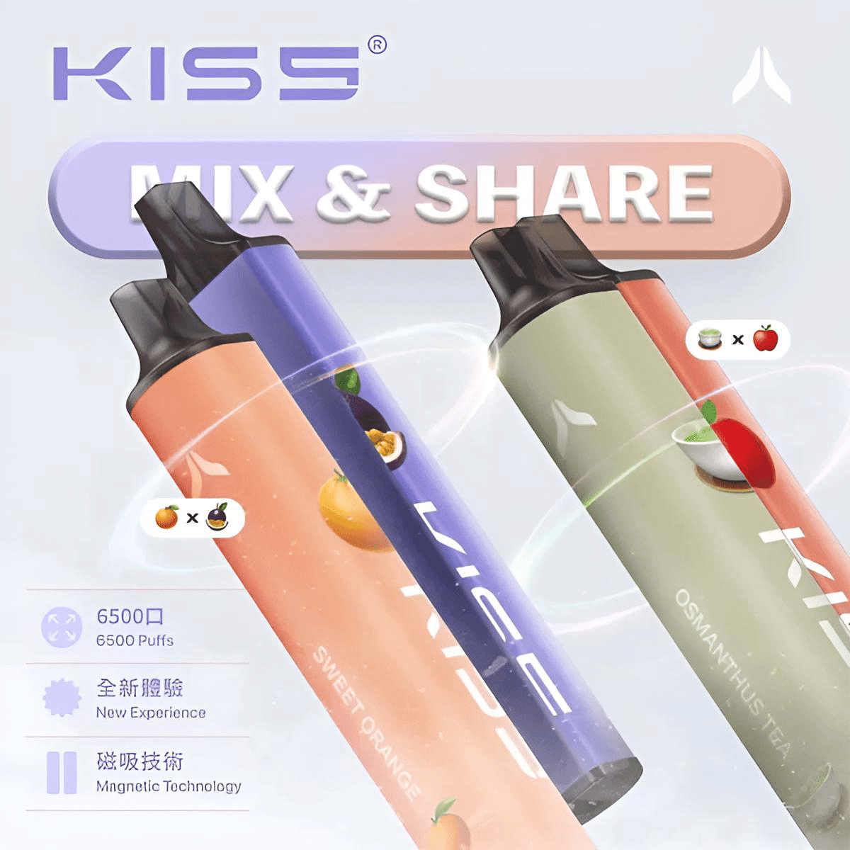 鎧斯5號 KIS5 6500口一次性電子煙,超長持續吸煙體驗