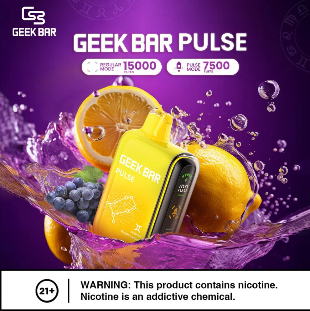 Geek Bar Pulse 15000口歐美爆款拋棄式|買十送一:圖片 7