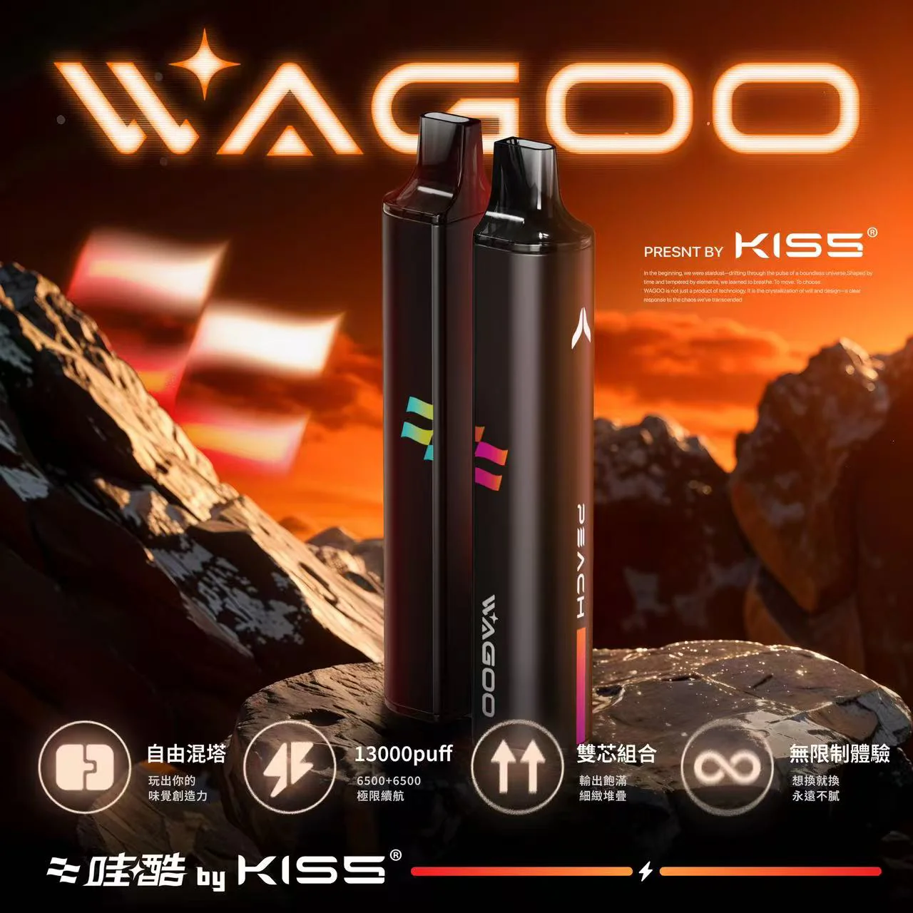 哇酷 KIS5 拋棄式 6500口|買十送一